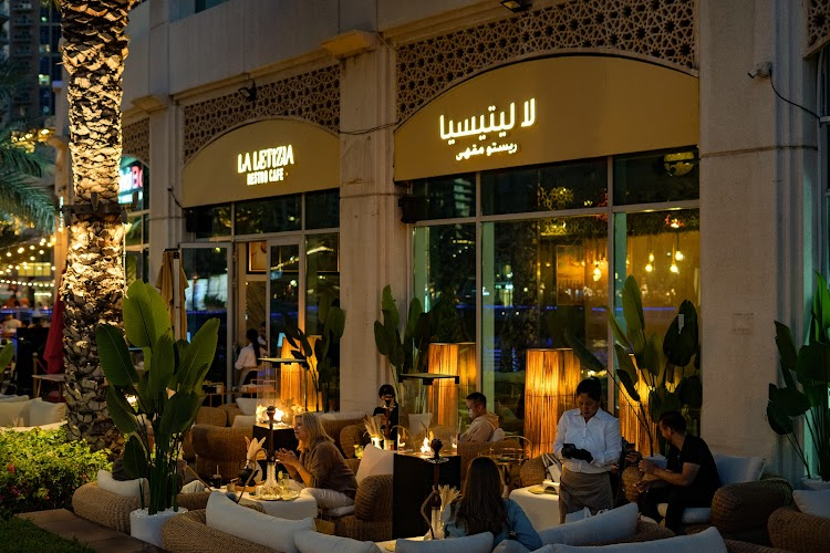 La Letizia Cafe & Shisha Marina Walk Dubai